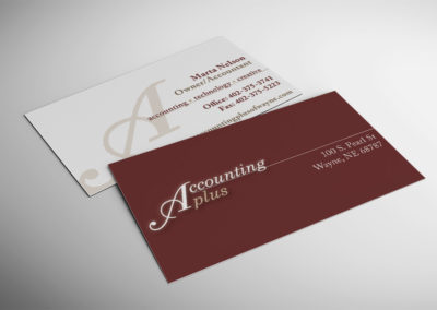 Accounting Plus Business Card